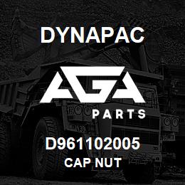 D961102005 Dynapac CAP NUT | AGA Parts