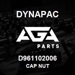 D961102006 Dynapac CAP NUT | AGA Parts