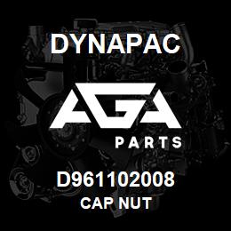 D961102008 Dynapac CAP NUT | AGA Parts