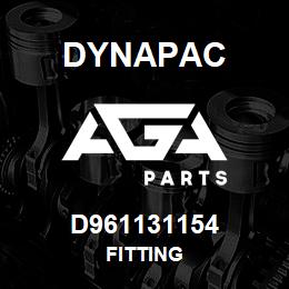 D961131154 Dynapac FITTING | AGA Parts