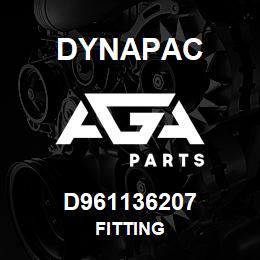 D961136207 Dynapac FITTING | AGA Parts