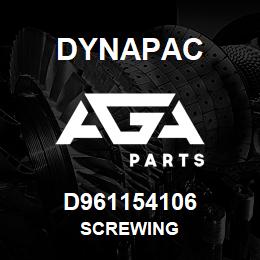 D961154106 Dynapac SCREWING | AGA Parts