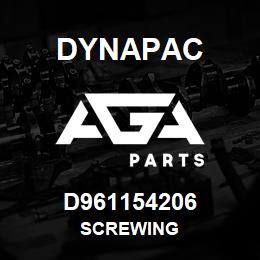 D961154206 Dynapac SCREWING | AGA Parts