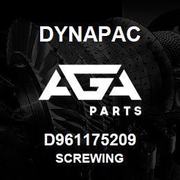 D961175209 Dynapac SCREWING | AGA Parts