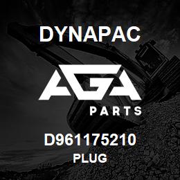 D961175210 Dynapac PLUG | AGA Parts