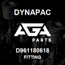 D961180618 Dynapac FITTING | AGA Parts