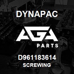 D961183614 Dynapac SCREWING | AGA Parts