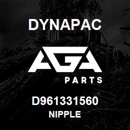 D961331560 Dynapac NIPPLE | AGA Parts