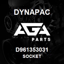 D961353031 Dynapac SOCKET | AGA Parts