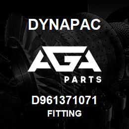 D961371071 Dynapac FITTING | AGA Parts