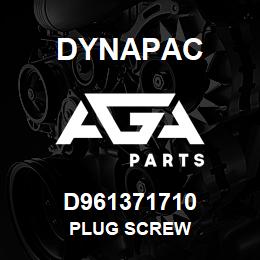 D961371710 Dynapac PLUG SCREW | AGA Parts