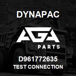 D961772635 Dynapac TEST CONNECTION | AGA Parts