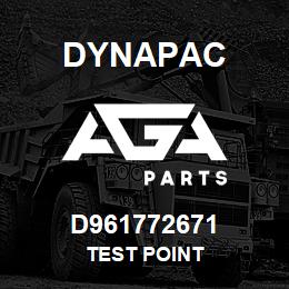 D961772671 Dynapac TEST POINT | AGA Parts