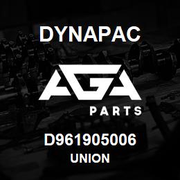 D961905006 Dynapac UNION | AGA Parts