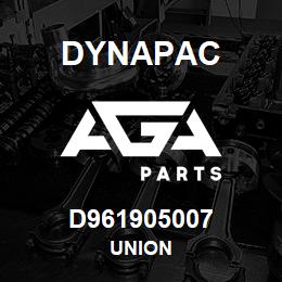 D961905007 Dynapac UNION | AGA Parts