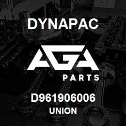 D961906006 Dynapac UNION | AGA Parts