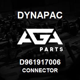 D961917006 Dynapac CONNECTOR | AGA Parts