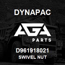 D961918021 Dynapac SWIVEL NUT | AGA Parts