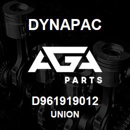 D961919012 Dynapac UNION | AGA Parts