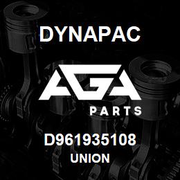 D961935108 Dynapac UNION | AGA Parts