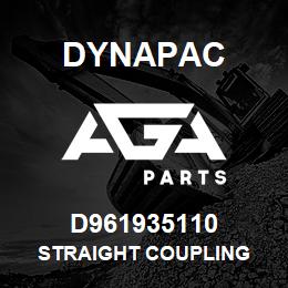 D961935110 Dynapac STRAIGHT COUPLING | AGA Parts