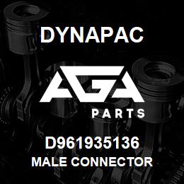 D961935136 Dynapac MALE CONNECTOR | AGA Parts