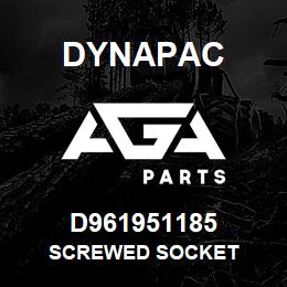 D961951185 Dynapac SCREWED SOCKET | AGA Parts