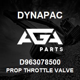 D963078500 Dynapac PROP THROTTLE VALVE | AGA Parts