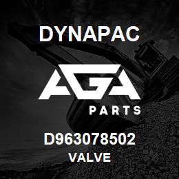 D963078502 Dynapac VALVE | AGA Parts