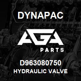 D963080750 Dynapac HYDRAULIC VALVE | AGA Parts