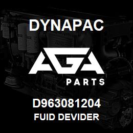 D963081204 Dynapac FUID DEVIDER | AGA Parts