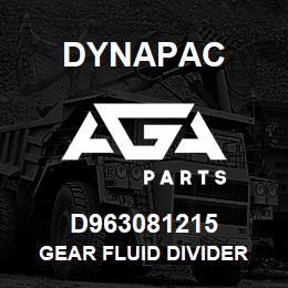 D963081215 Dynapac GEAR FLUID DIVIDER | AGA Parts