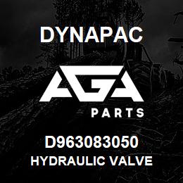 D963083050 Dynapac HYDRAULIC VALVE | AGA Parts