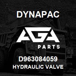 D963084059 Dynapac HYDRAULIC VALVE | AGA Parts