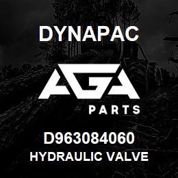 D963084060 Dynapac HYDRAULIC VALVE | AGA Parts