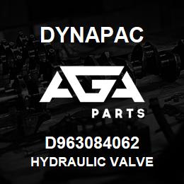 D963084062 Dynapac HYDRAULIC VALVE | AGA Parts