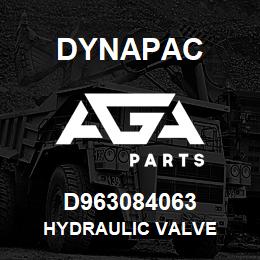 D963084063 Dynapac HYDRAULIC VALVE | AGA Parts