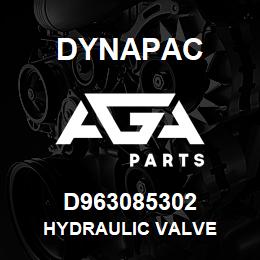 D963085302 Dynapac HYDRAULIC VALVE | AGA Parts