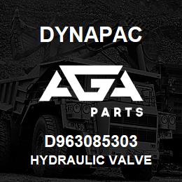 D963085303 Dynapac HYDRAULIC VALVE | AGA Parts