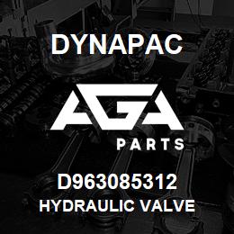 D963085312 Dynapac HYDRAULIC VALVE | AGA Parts