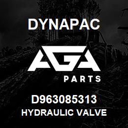 D963085313 Dynapac HYDRAULIC VALVE | AGA Parts