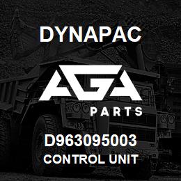 D963095003 Dynapac CONTROL UNIT | AGA Parts