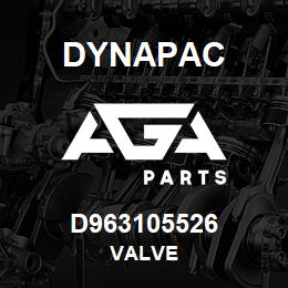 D963105526 Dynapac VALVE | AGA Parts