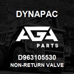 D963105530 Dynapac NON-RETURN VALVE | AGA Parts