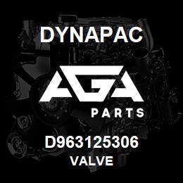 D963125306 Dynapac VALVE | AGA Parts