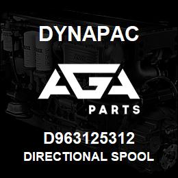 D963125312 Dynapac DIRECTIONAL SPOOL | AGA Parts