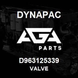 D963125339 Dynapac VALVE | AGA Parts