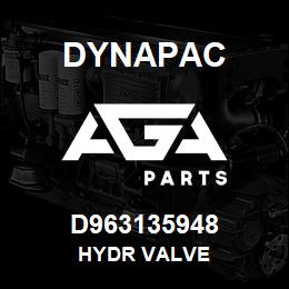 D963135948 Dynapac HYDR VALVE | AGA Parts