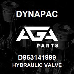 D963141999 Dynapac HYDRAULIC VALVE | AGA Parts