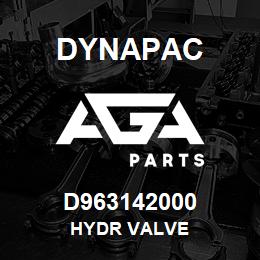 D963142000 Dynapac HYDR VALVE | AGA Parts